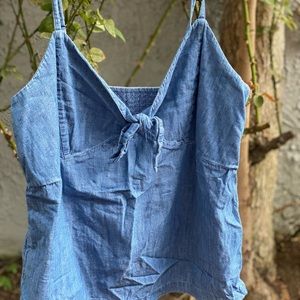 Old navy denim style tank top, size XL.